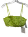 Aje Size 4 Lime Green Polyester Textured Back Zip Crop Top Midi Skirt Set Lime Green / 4
