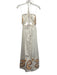 Significant Other Size 2 White, Brown, Yellow Cotton Embroidered Cut Out Dress White, Brown, Yellow / 2