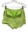 Cult Gaia Size 0 Lime Green Linen Floral Application GHW Sleeveless Short Set Lime Green / 0