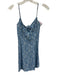 Reformation Size 0 Blue & White Print Floral Spaghetti Strap Dress Blue & White Print / 0