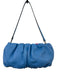 Staud Blue Leather Rouched shoulder bag Bag Blue / XS