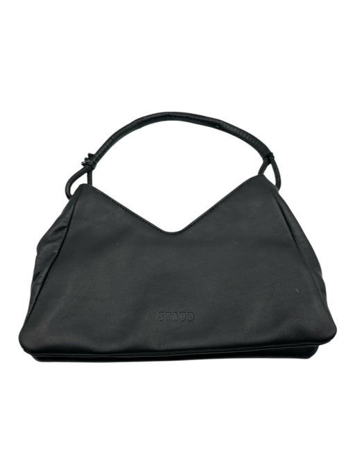 Staud Black Leather shoulder bag Bag Black / XS