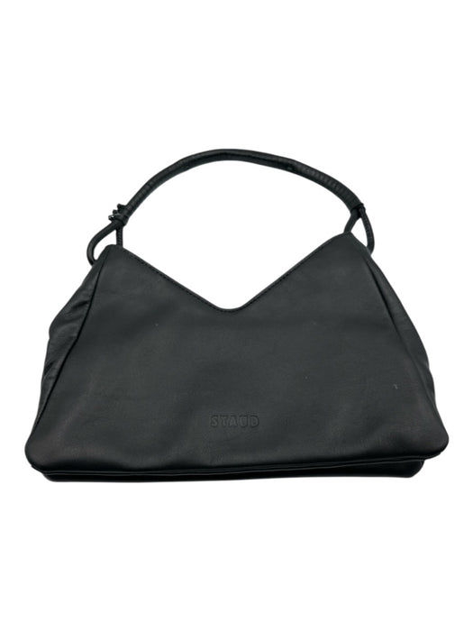 Staud Black Leather shoulder bag Bag Black / XS