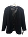 Theory Size 6 Black Triacetate & Polyester Solid Darted 2 Pockets Blazer Jacket Black / 6