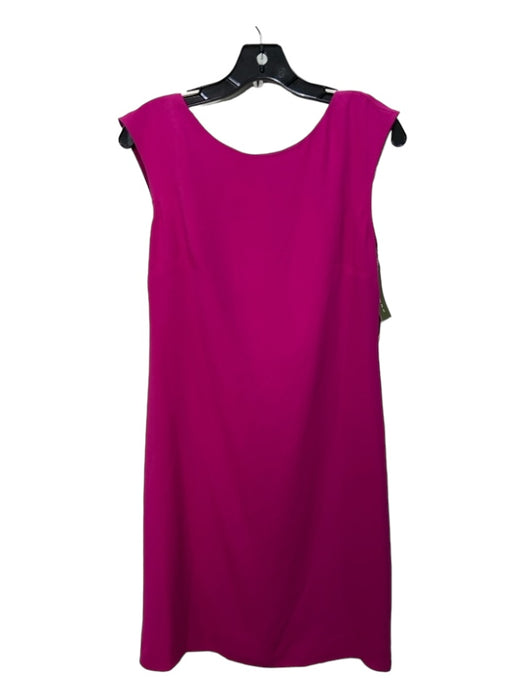 Trina Turk Size 2 Fuschia Purple Polyester Blend Sleeveless Draped Back Dress Fuschia Purple / 2