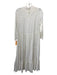 ALLSAINTS Size 6 White Cotton Long Sleeve Lace Trim Tiered Maxi Dress White / 6