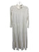 ALLSAINTS Size 6 White Cotton Long Sleeve Lace Trim Tiered Maxi Dress White / 6