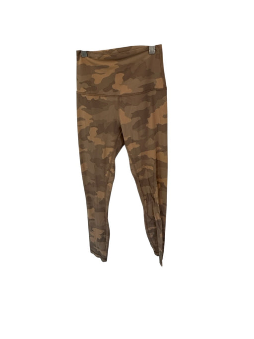 Lululemon Size 2 Tan & brown Nylon Blend Camo Athletic Leggings Tan & brown / 2