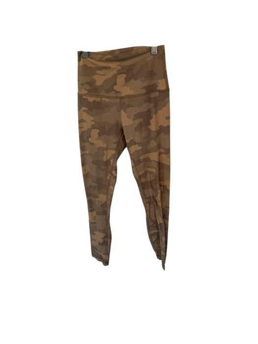 Lululemon Size 2 Tan & brown Nylon Blend Camo Athletic Leggings Tan & brown / 2