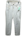 Lafayette 148 Size 29 White Cotton Blend Denim 5 Pocket Button & Zip Fly Jeans White / 29