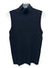 Proenza Schouler Size Large Black Viscose & Polyester Sleeveless Ribbed Top Black / Large