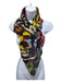 Akris Yellow, Black & Multi Modal & Cashmere Blend Rectangle Butterfly scarf Yellow, Black & Multi / Medium