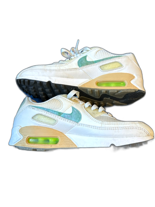 Nike Shoe Size 8 White & Green Leather Athletic Sneakers White & Green / 8