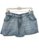 We The Free Size 27 Light Wash Cotton Denim Mini Skort Light Wash / 27