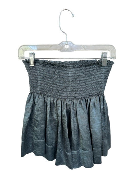 Koch Size S Dark Gray Polyester Smocked Shorts Dark Gray / S
