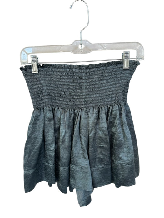Koch Size S Dark Gray Polyester Smocked Shorts Dark Gray / S