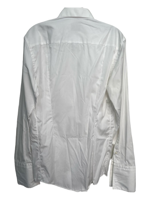 Eton Size 15.5 White Cotton Tuxedo French Cuff Button Down Long Sleeve Shirt 15.5