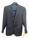 Suitsupply Gray Wool Solid 2 Button Men's Suit 46