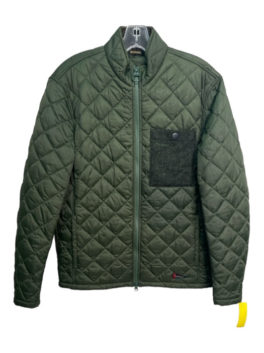 Barbour Size S Green Synthetic Quilted Zip Up Men's Jacket S