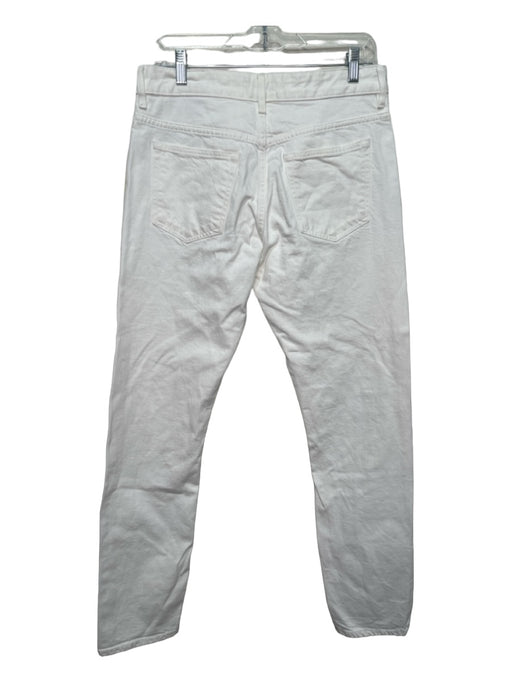 Suitsupply Size 31 White Cotton Blend Solid Jean Men's Pants 31