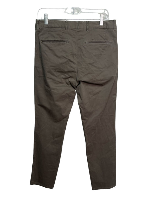 Suitsupply Size 31 Brown Cotton Blend Solid Khakis Men's Pants 31