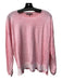 Elliott Lauren Size XL Pink Cotton ribbed hem Long Sleeve Round Neck Sweater Pink / XL