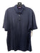 Ralph Lauren Purple Size L Navy Cotton Striped Polo Men's Short Sleeve L