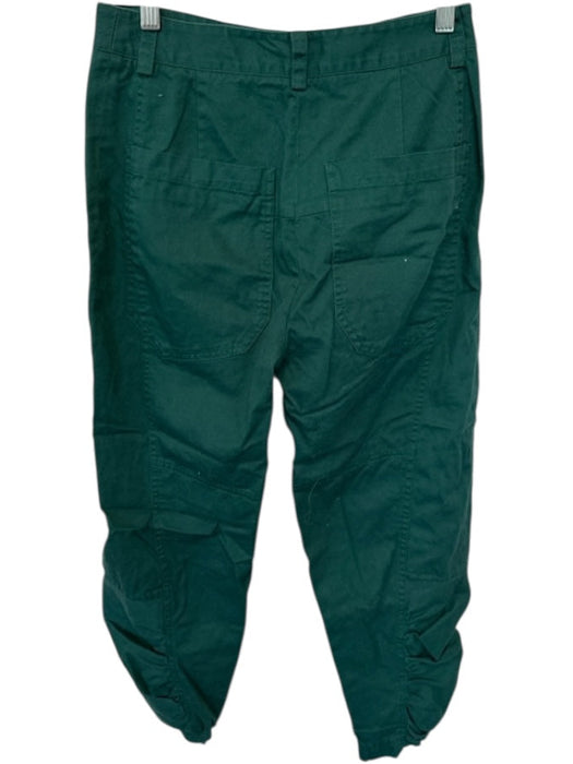 Tibi Size Est XS/S Forest Green Cotton High Waist Jogger Pants Forest Green / Est XS/S