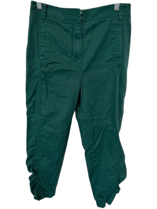 Tibi Size Est XS/S Forest Green Cotton High Waist Jogger Pants Forest Green / Est XS/S