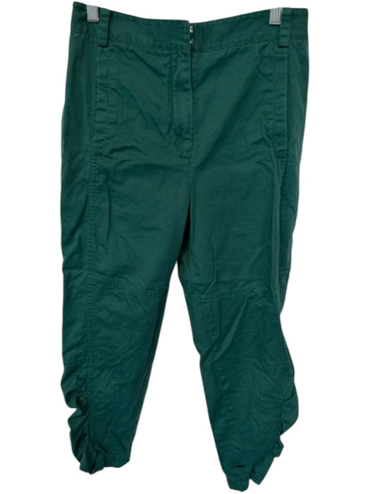 Tibi Size Est XS/S Forest Green Cotton High Waist Jogger Pants Forest Green / Est XS/S