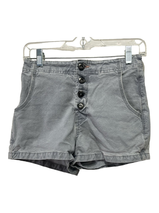 Pilcro Size 26 Light Wash Cotton Denim Button Fly Lace Up Back High Rise Shorts Light Wash / 26