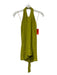 Reformation Size 6 Chartreuse Green Viscose Sash Halter Top Chartreuse Green / 6