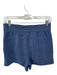 Lululemon Size 6 Blue Polyester Blend Drawstring Side Pocket High Rise Shorts Blue / 6