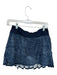 Lululemon Size 4T Navy & white Polyester Blend Ruffle Back Back Zip Skort Navy & white / 4T