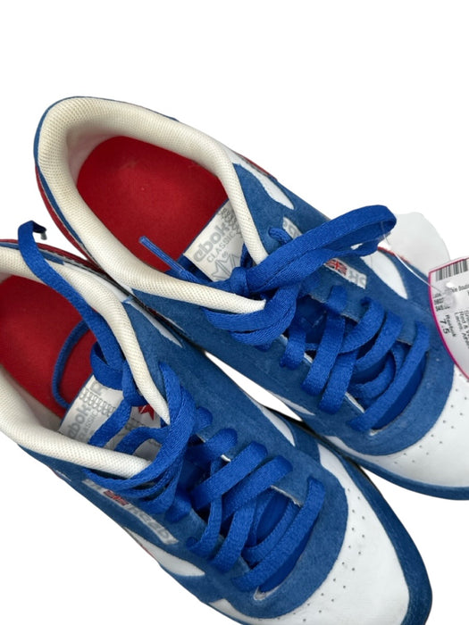 Reebok Shoe Size 7.5 Red & White & Blue Colorblock Blue Laces Athletic Sneakers Red & White & Blue / 7.5