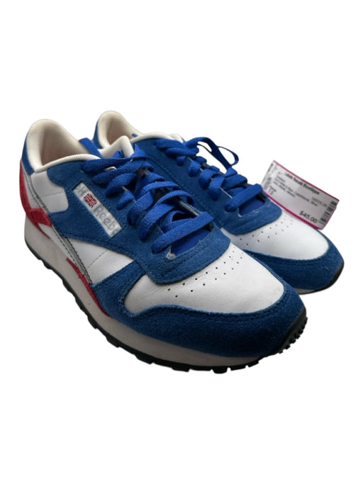 Reebok Shoe Size 7.5 Red & White & Blue Colorblock Blue Laces Athletic Sneakers Red & White & Blue / 7.5