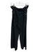 & Other Stories Size 12 Black Polyester & Viscose Zip Fly Wide Leg Belted Pants Black / 12