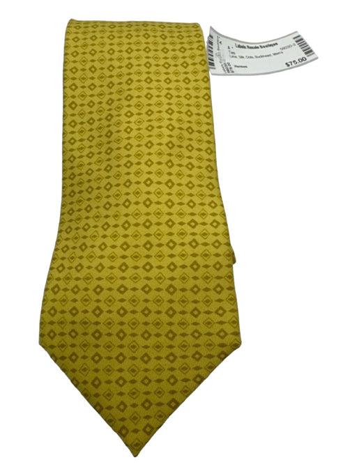 Hermes Lime Silk Dots Men's Ties