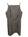 Mare Mare Size Small Taupe Brown Polyester Blend Spaghetti Strap Mini Dress Taupe Brown / Small