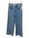 Pilcro Size 26 Medium Wash Cotton Denim High Rise Wide Leg Jeans Medium Wash / 26
