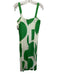 Mara Hoffman Size XS Green & White Lyocell blend Sleeveless Polka Dot Midi Dress Green & White / XS