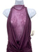 Innovare Denim Size S Plum Purple Silk Lace Halter Neck Cowl Gathered Gown Plum Purple / S