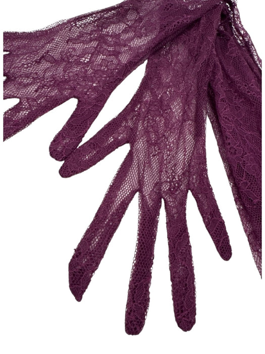 Innovare Denim Size S Plum Purple Silk Lace Halter Neck Cowl Gathered Gown Plum Purple / S