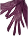 Innovare Denim Size S Plum Purple Silk Lace Halter Neck Cowl Gathered Gown Plum Purple / S