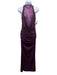 Innovare Denim Size S Plum Purple Silk Lace Halter Neck Cowl Gathered Gown Plum Purple / S