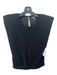Maeve Size XS Black Polyester Sleeveless Keyhole Shoulder Pads Top Black / XS