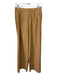 Anthropologie Size 2 Tan Cotton Zip & Hook Closure 4 Pocket Belt loops Pants Tan / 2