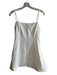 Pear Culture Size 1/2 Cream Polyester Spaghetti Strap Bow Detail Flare Dress Cream / 1/2