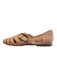 Jeffrey Campbell Shoe Size 9.5 Tan Leather Pointed Toe Buckle Flat Shoes Tan / 9.5