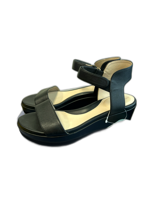 Grand Ambition Shoe Size 8.5 Black Manmade Material open toe Ankle Strap Shoes Black / 8.5